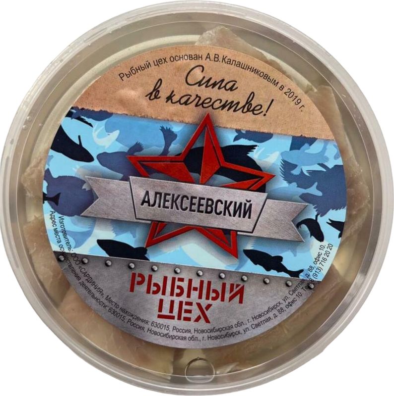 

Сельдь Алексеевский Рыбный Цех Филе кусочки в масле 150 г