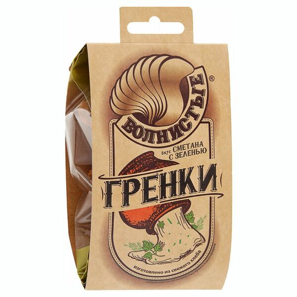 Гренки Волнистые сметана с зеленью, 75г