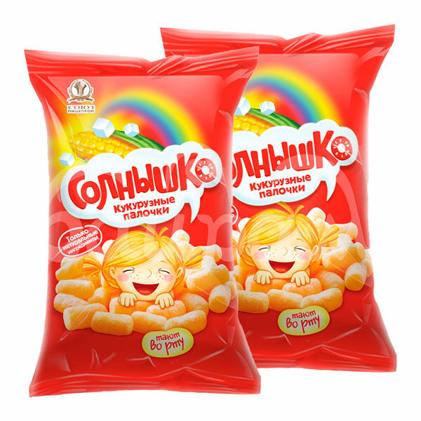 Палочки кукурузные Солнышко Союзпищепром 130гр пакет