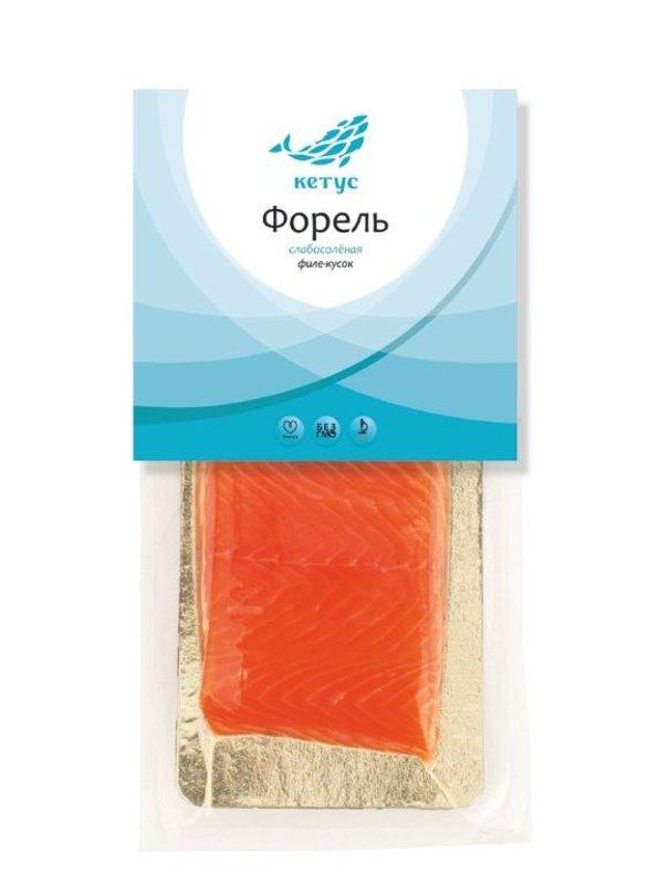 

Форель слабосоленая Кетус филе-кусок с кожей 150 г