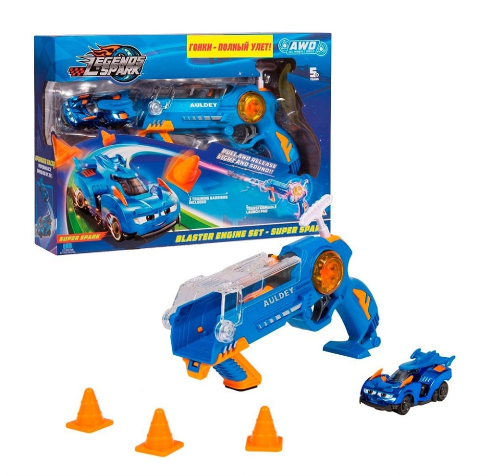 

Игровой набор супербластер и машина Спарк/Гарри, Legends of Spark, в ассортименте