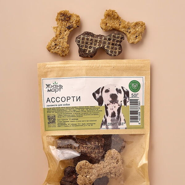 Ассорти лакомств для собак