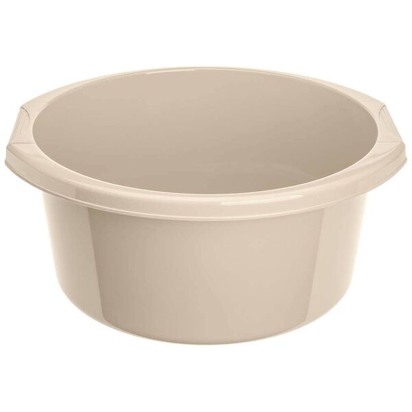 Таз Бытпласт Диана, диаметр 340мм, 11 л бежевый