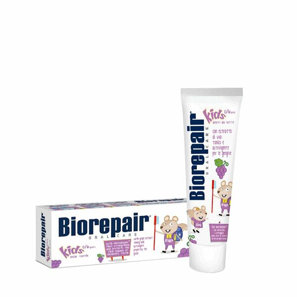 Зубная паста детская Biorepair Kids 0-6 лет виноград 50 мл
