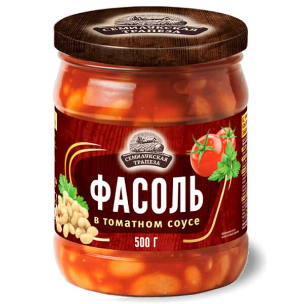 Фасоль семилукская трапеза 500г в т/с ст/б