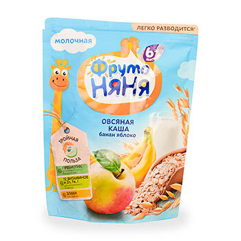 Каша ФрутоНяня Овсяная Банан яблоко