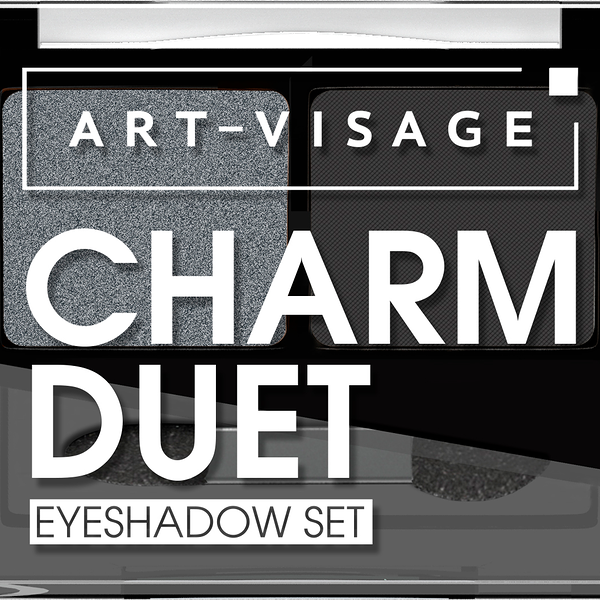 Палетка теней для век Art-Visage Charm duet Тон 04 3.6 г