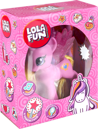 

Набор игровой Lola Fun Пони с аксессуарами, со световыми и звуковыми эффектами, 3 предмета, Арт. MX0408838
