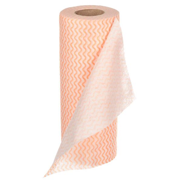 Салфетки перфорированные универсальные 70 шт в рулоне, 23x25 см, спанлейс, герои