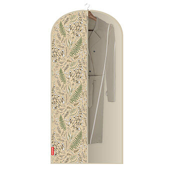 Чехол для одежды Hausmann растительный принт/бежевый 60x137см, Китай