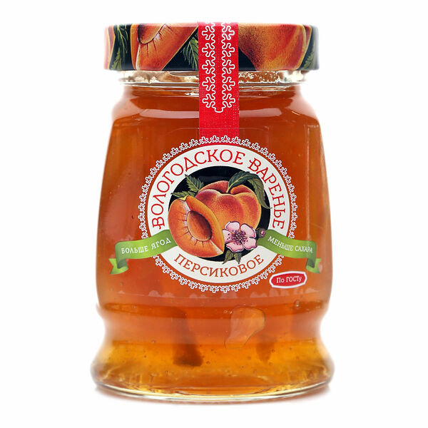 Варенье Вологодское варенье Домашнее персиковое