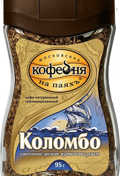 Кофе растворимый Московская кофейня на паяхъ Коломбо 95г