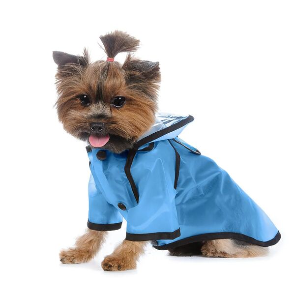 Дождевик-плащ для собак 3XL синий (унисекс)
