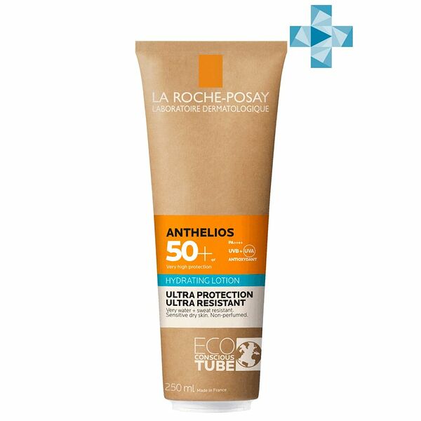 Ля Рош-Позе Антгелиос Молочко увлажняющее для лица и тела SPF50+