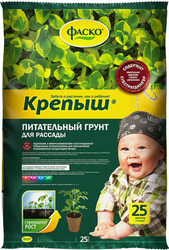 

Грунт для рассады ФАСКО Крепыш, 25л