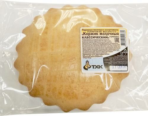 Коржик ТХК молочный классический, 100 г