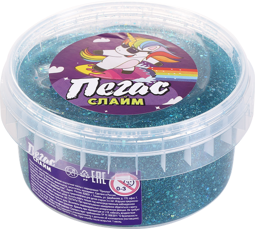 Игрушка Слайм кристаллический голография с блестками 200мл в ассортименте