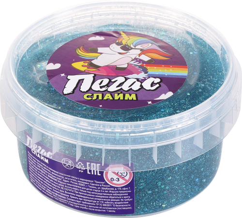 

Игрушка Слайм кристаллический голография с блестками 200мл в ассортименте