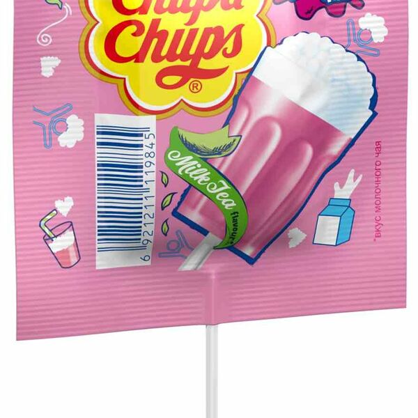 Карамель фигурная Chupa Chups со вкусом Молочного чая 15 г