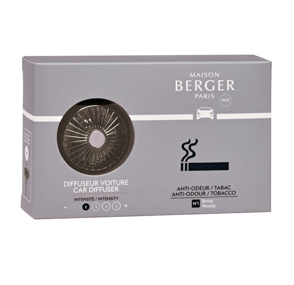 

Автодиффузор-клипса "Антитабак" Maison Berger, Франция