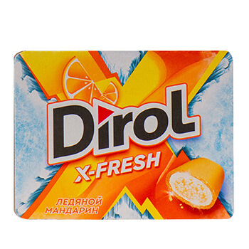 Жевательная резинка Dirol X-FRESH Ледяной мандарин без сахара