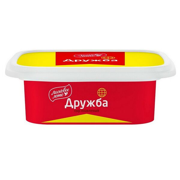 Сыр плавленый Дружба 55% 170г п/п Ласковое лето