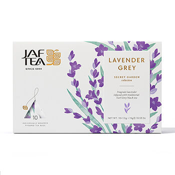 Чай черный JAF TEA Lavender Grey с ароматом бергамота и лаванды 10х1.5г