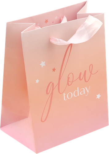 

Пакет подарочный Glow, 14,6х11,4х6,4см, размер S