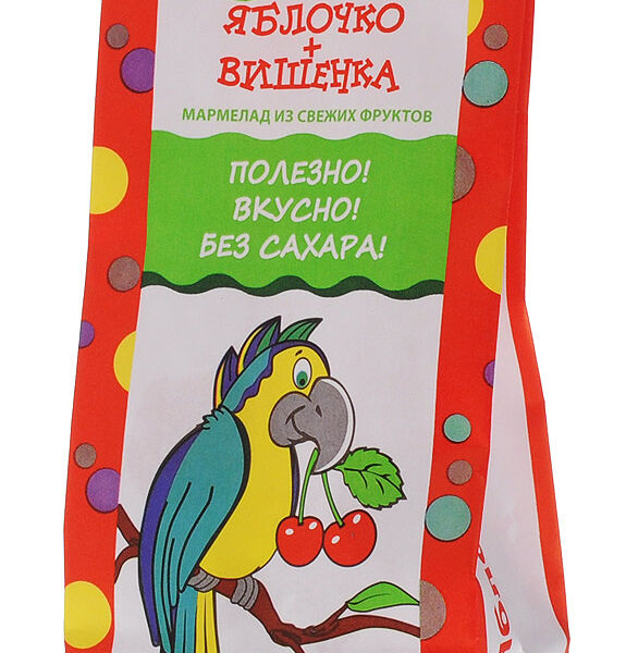 Мармелад желейный Лакомства для здоровья Яблочко + вишенка
