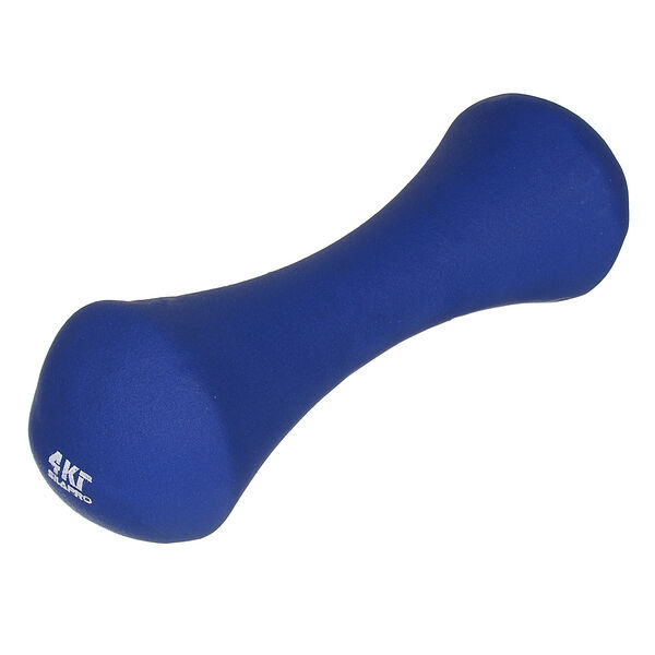 Silapro гантель в форме кости 4кг (+-100гр) , металл, неопреновое покрытие