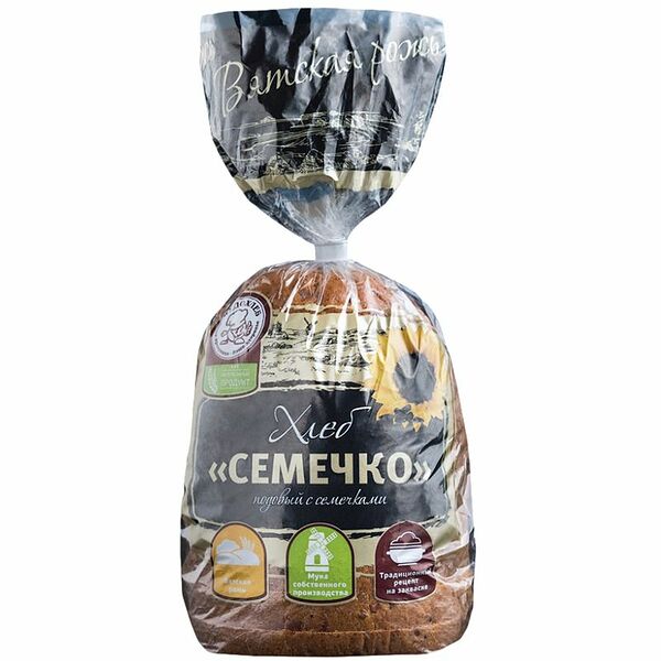 Хлеб ЧУДОХЛЕБ Семечко, в нарезке
