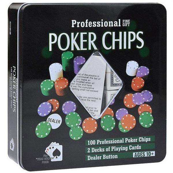 Покерный набор, 100 фишек