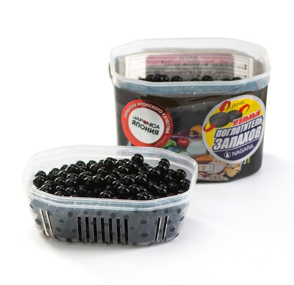 

Поглотитель запаха Nagara для холодильников древесный уголь 160 г