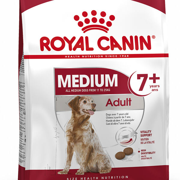 Корм для пожилых собак Royal Canin для здоровья кожи и шерсти (для средних пород)