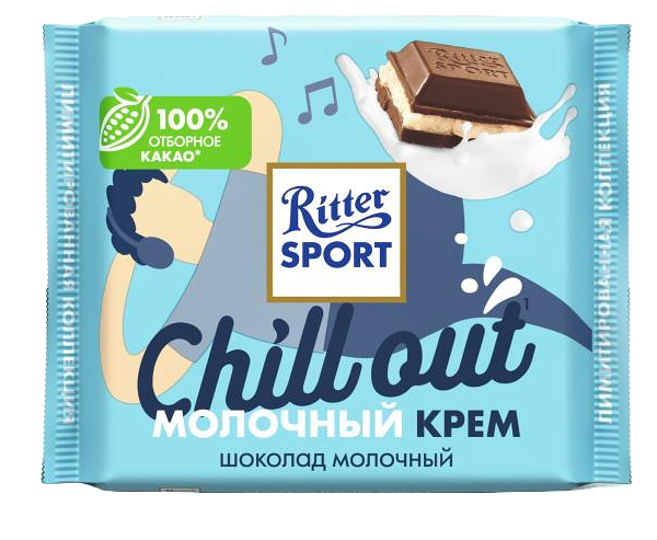 Шоколад молочный Ritter Sport Молочный крем