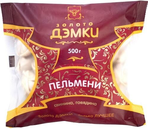 Пельмени Золото Дэмки из свинины и говядины 500 г