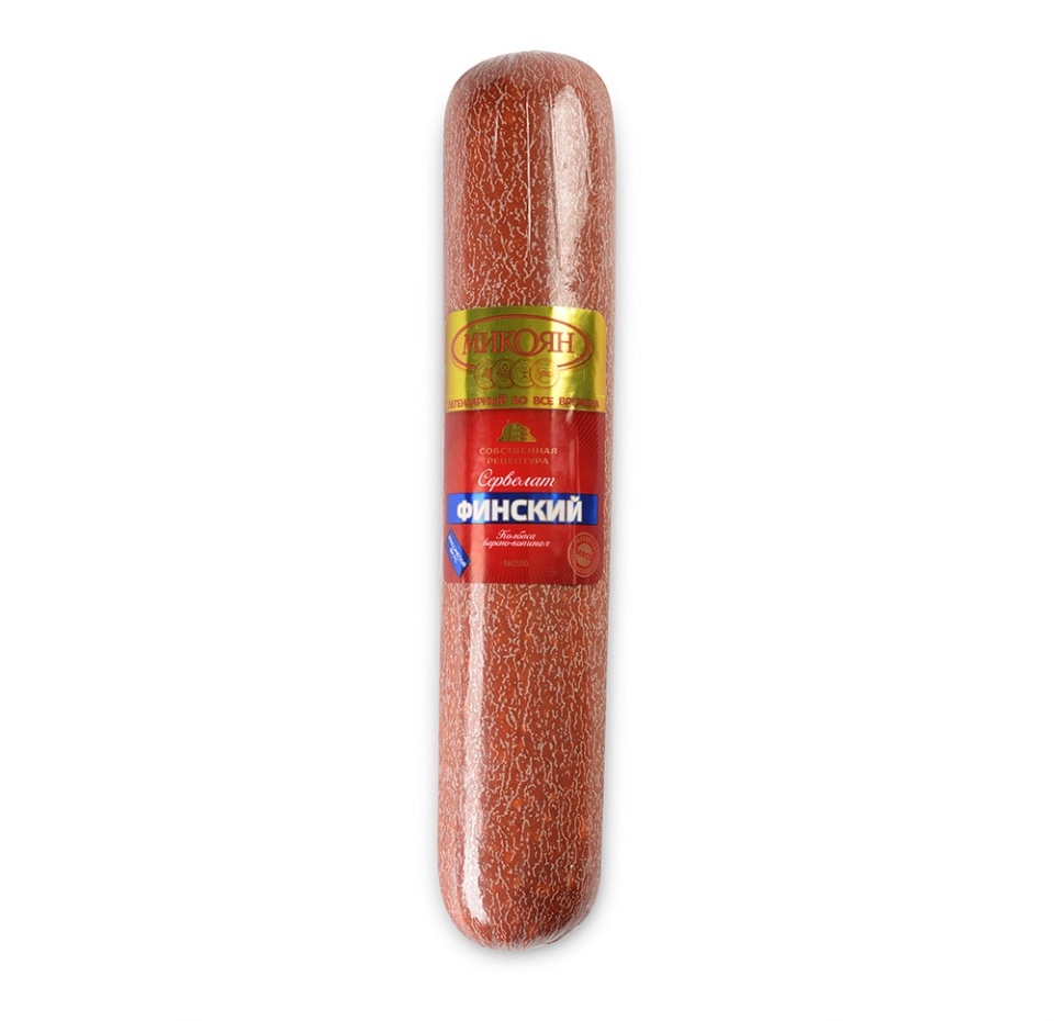 

Сервелат в/к Финский Микояновский мясокомбинат вес