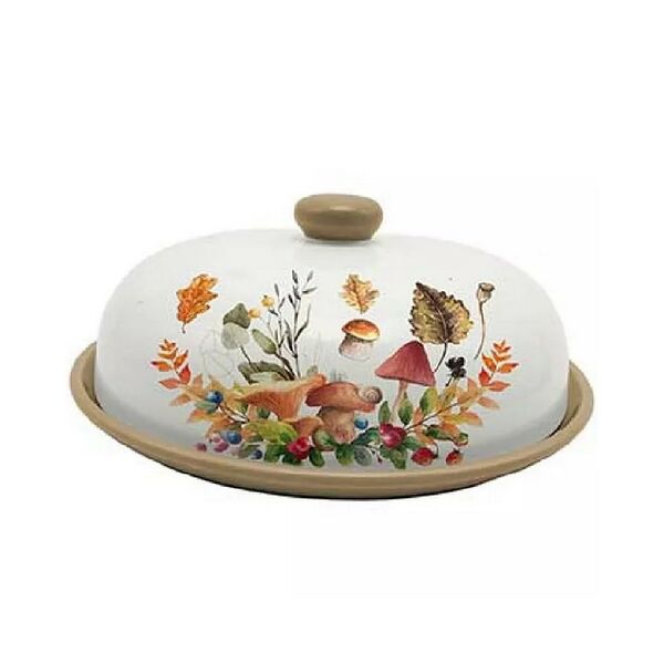 Блюдо для блинов с крышкой PRIMA COLLECTION Волшебный лес 23см