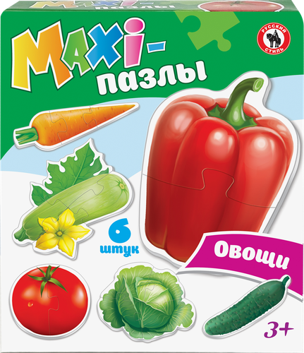 

Игра детская настольная Русский стиль Макси-пазлы, Арт. 2540 1 шт игра в ассортименте