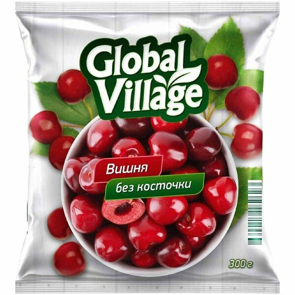 Вишня Global Village без косточки быcтрозамороженная 300 г