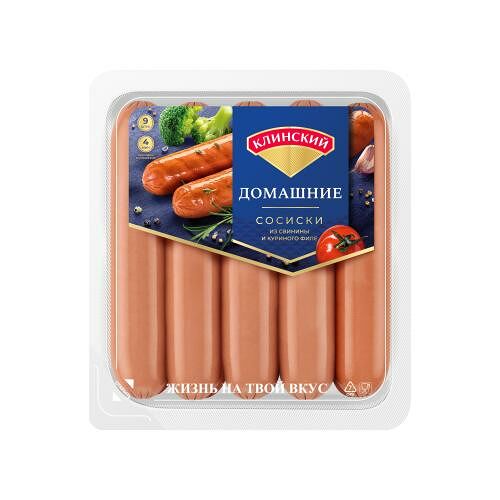 Сосиски МК Клинский Домашние вареные 300г