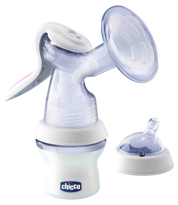 

Молокоотсос Chicco Natural Feeling ручной с бутылочкой