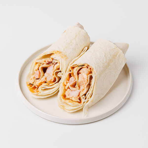 Сэндвич ролл ВкусВилл с тигровыми креветками, 165г