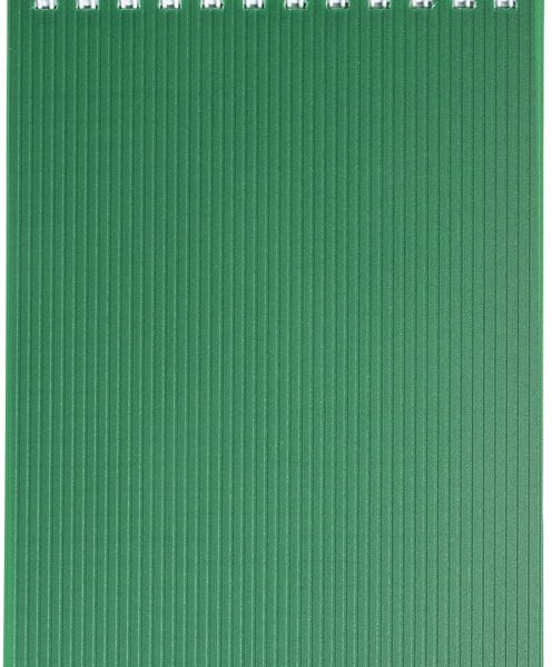 Блокнот Hatber Velvet Зеленый в клеточку 80л А6