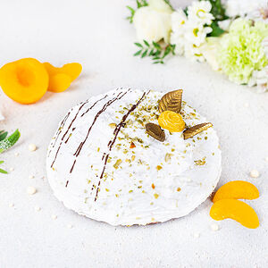 Сметанный с персиками торт 900 г