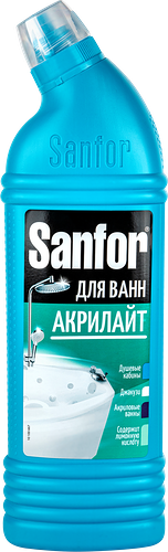 Чистящее средство для ванн Sanfor Акрилайт 750мл