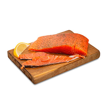 Лосось слабой соли филе с укропом Моё море