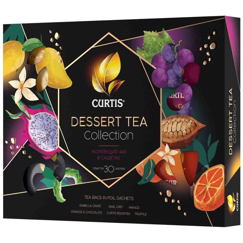 

Набор подарочный Curtis Dessert Tea Collection в сашетах 58.5 г