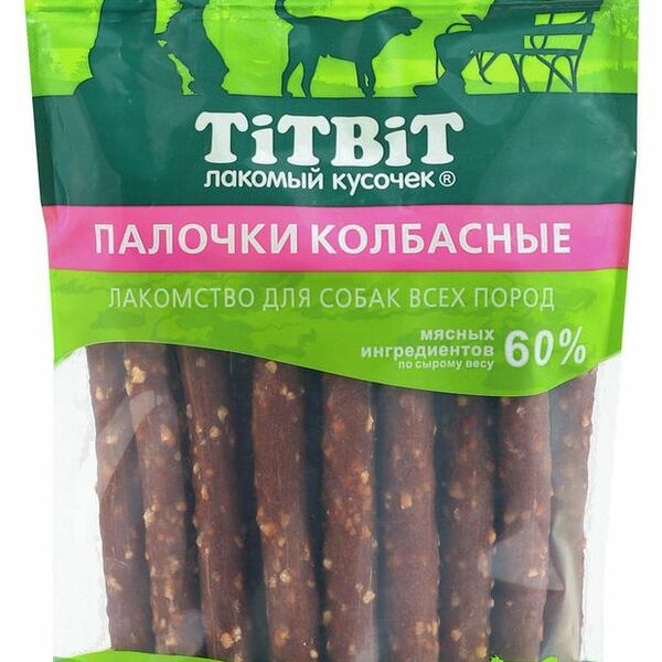 Лакомство для собак Titbit палочки колбасные 550 г