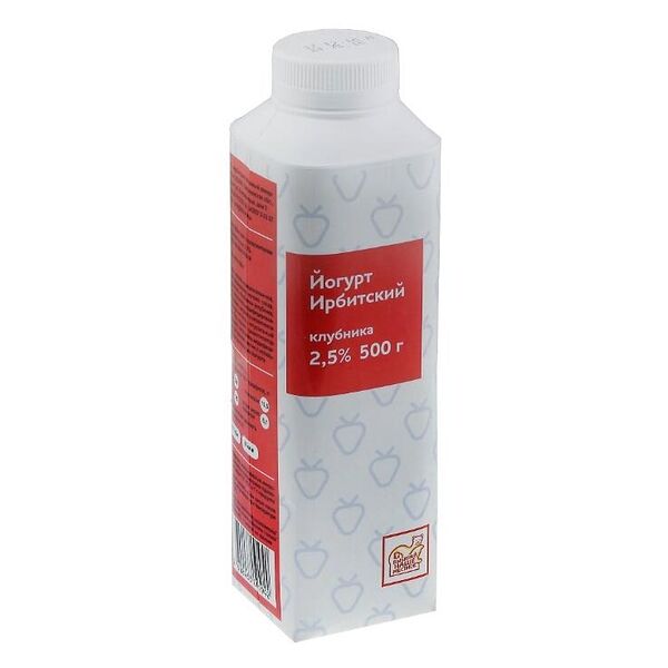 Йогурт Ирбитский клубника 2.5 %